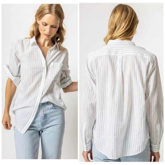 LILLA P boyfriend buttondown shirt Size XL - Picture 1 of 8